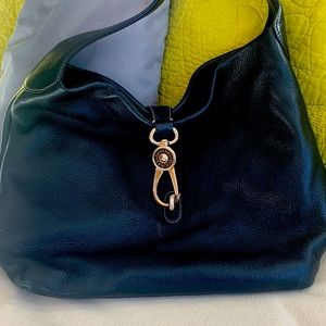 Dooney and Bourke Pebbled black Hobo bag